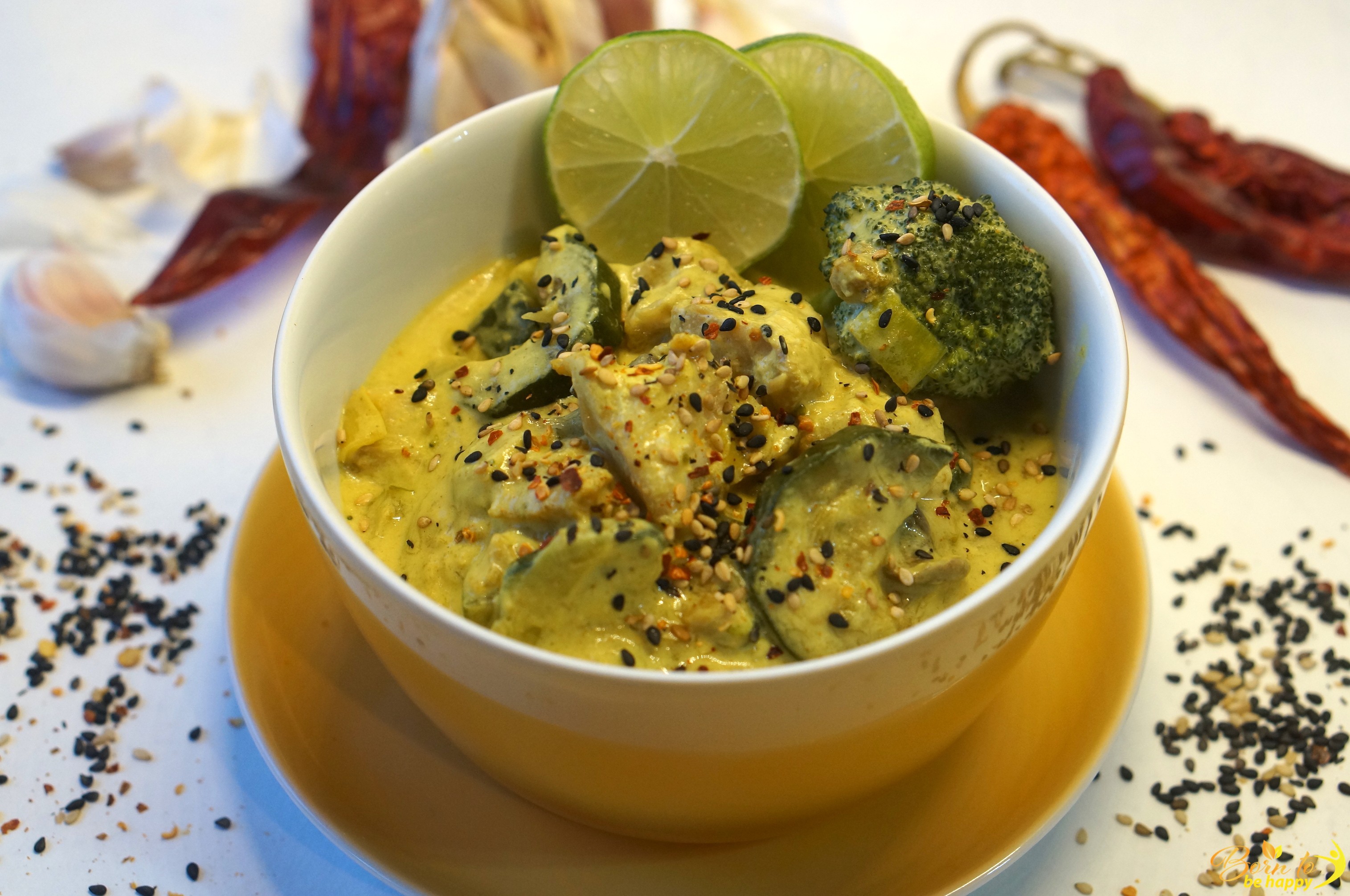 goldenes Fisch Curry