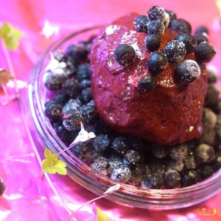 Blaubeer Eis